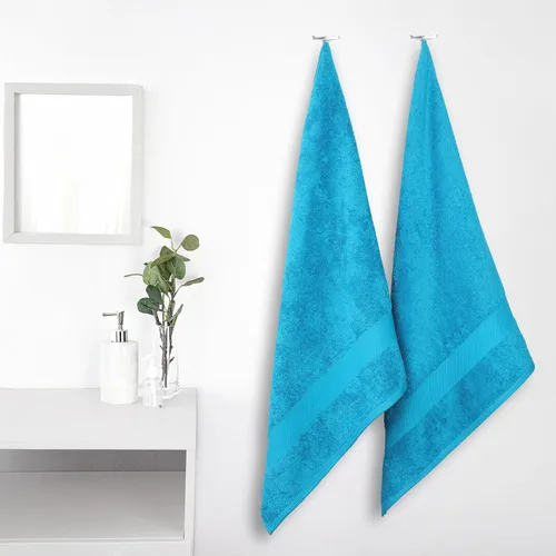 Miniatura 37 de SUPERIOR Kendell - Juego de 4 toallas de baño de algodón egipcio, absorbentes, para la ducha, artículos esenciales para el spa, toallas grandes