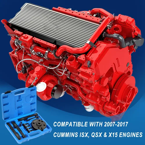 Miniatura 3 de Kit de herramientas de sincronización de leva 3163021, herramienta de ajuste de freno de motor 7MM 3163530, compatible con motor Cummins ISX QSX X15