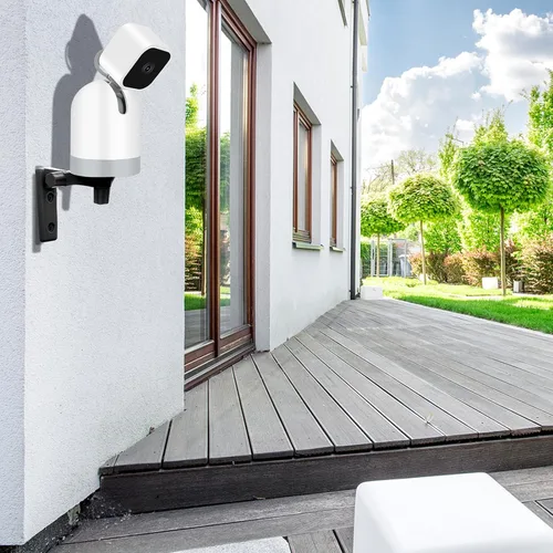 Miniatura 7 de Soporte de pared ajustable compatible con WYZE Cam Pan V3/V4/V2 Blink Mini cámara panorámica, rotación de ángulos de 180 grados para pared