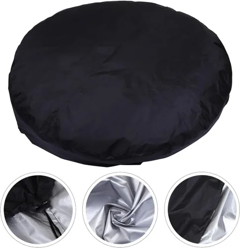 Miniatura 9 de DOITOOL Cubierta redonda para bañera de hidromasaje, impermeable, cubierta de spa para exteriores, protector redondo de 75 pulgadas para piscinas