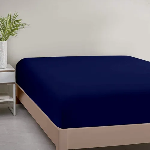 SKY BEDDINGS Sábana bajera ajustable tamaño Queen – 1 pieza sábana bajera solamente, tamaño Queen – microfibra cepillada 1800 premium, ultrasuave y