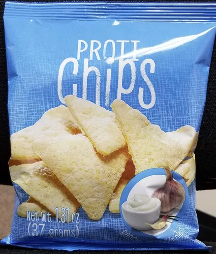Miniatura 4 de Proti Fit - Chips de proteína Proti Barbecue Proti, 0.51 onzas de proteína, bajas en calorías, bajas en grasas, bajas en carbohidratos, alta fibra