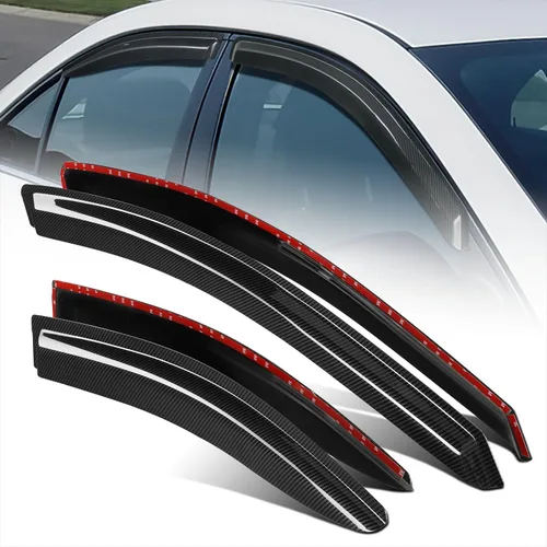 Miniatura 35 de DNA Motoring WVS-T2-0156 - Juego de 4 protectores de lluvia para ventana 04-08 Pacifica CS V6, tinte de humo, deflector de sol, viento y lluvia