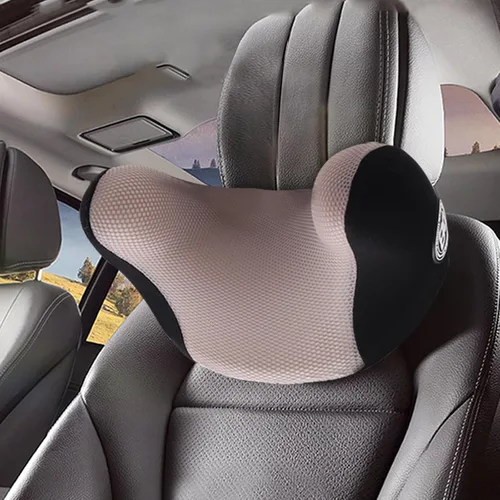 Miniatura 11 de SPRFUFLY Paquete de 2 almohadas para reposacabezas de coche, almohada de nube para coche con correa ajustable - 100% espuma viscoelástica y funda