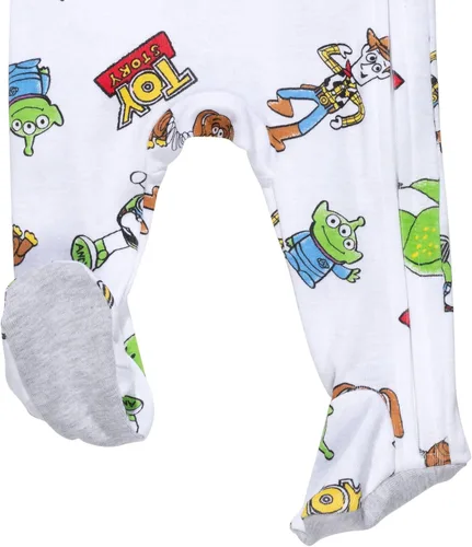 Miniatura 12 de Disney Winnie the Pooh Lion King Monsters Inc. Pixar Toy Story Baby Paquete de 2 overoles Sleep N' Play para recién nacidos hasta niños pequeños