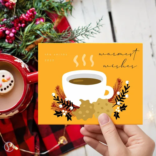 Miniatura 4 de Tarjetas de Navidad en blanco 2026 – 25 tarjetas verdes y 25 doradas de 5 x 7 pulgadas, 50 sobres blancos – Ideal para saludos de Navidad
