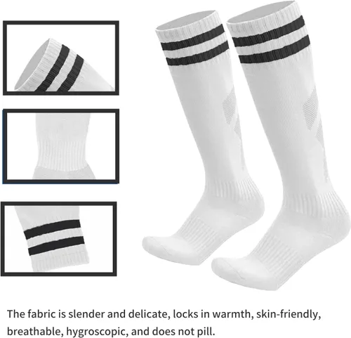 Miniatura 5 de AIMISICAR Espinilleras y Calcetines de Fútbol para Niños Pequeños, Niños y Jóvenes para Niños y Niñas (Edad 3-5, 6-8, 8-12, 10-14) Combo