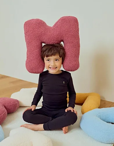 Miniatura 5 de moimoln Pijama de algodón suave y liso de manga larga para bebés y niños, 6 meses a 5 años