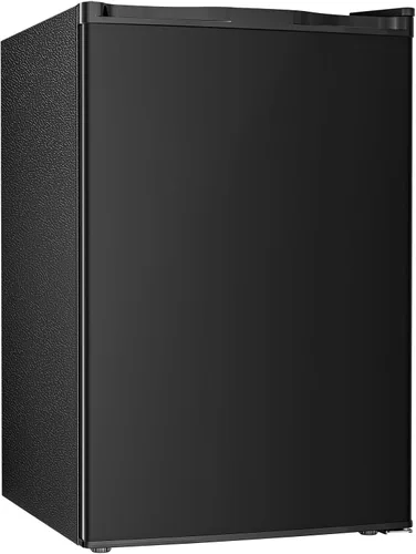 Miniatura 12 de Antarctic Star Mini refrigerador de 1.6 pies cúbicos con congelador, refrigerador pequeño y compacto con puerta reversible individual, estantes