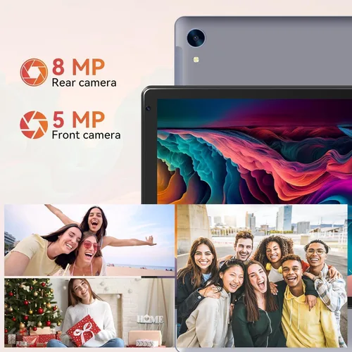 Miniatura 6 de Android Tablet with 10.1 inch 1280 * 800 IPS HD Touchscreen, Octa-Core Processor, 128GB Storage, 1TB TF Card Expandable, 5G/2.4G WiFi, BT 5.0,Dual