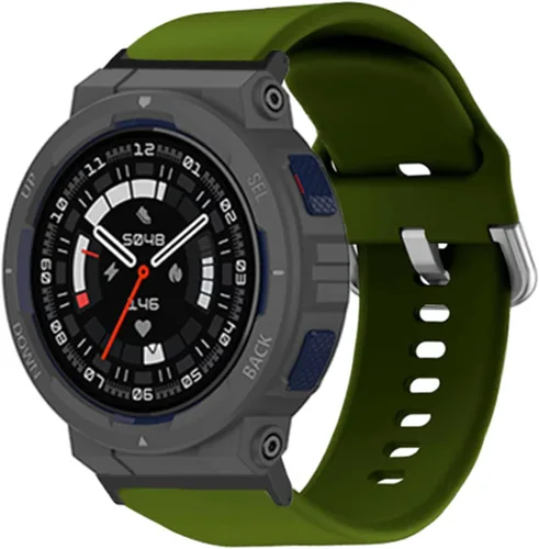 Miniatura 12 de hengkang Correas de reloj Amazfit Active Edge para mujeres y hombres, elegantes correas de repuesto de silicona ajustables para Amazfit Active Edge