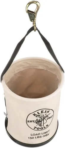 Miniatura 7 de Klein Tools 5109SLR Bolsa para herramientas de lona, bolsa de herramientas multiusos con fondo de plástico con orificios de drenaje, con capacidad