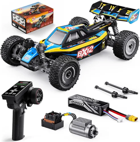 Miniatura 11 de 1/12 Coches RC Sin Escobillas para Adultos, Coche de Control Remoto para Máxima Velocidad de 50 MPH 4X4 RC Buggy de Carreras de Alta Velocidad