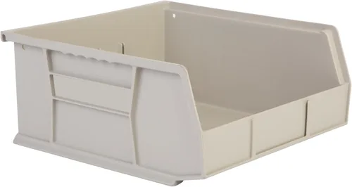 Miniatura 20 de Hudson Exchange - Contenedores apilables de plástico de 11 x 11 x 5 pulgadas y contenedores para colgar (color amarillo, 1 unidad)