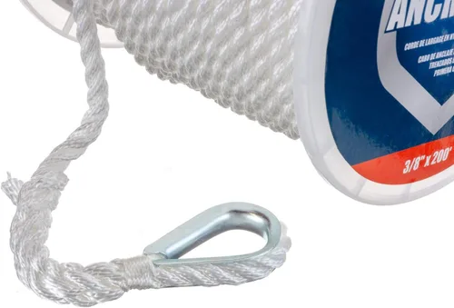 Miniatura 3 de Attwood Línea de anclaje trenzado de nylon con dedal