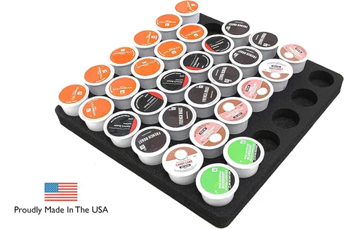 Miniatura 2 de Polar Whale - Bandeja organizadora de cápsulas de café para cocina, hogar y oficina, impermeable, lavable y compatible con Keurig K-Cup