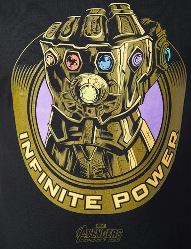 Miniatura 3 de Marvel Avengers Infinity War Thanos Gauntlet Men's Adults T-Shirt Top