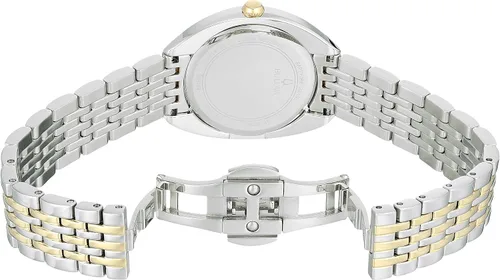 Miniatura 5 de Bulova 98R229 Reloj analógico de cuarzo de dos tonos para mujer Reloj de cuarzo