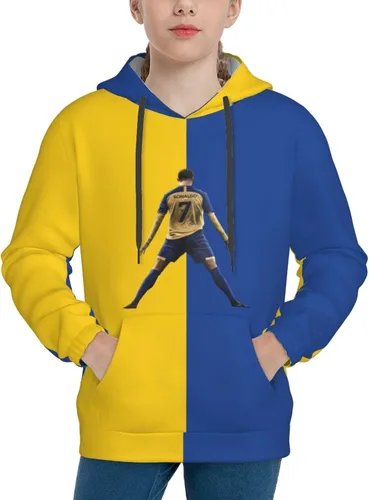 Miniatura 5 de LUJA DLING Ronaldo #7 Cr7 - Sudadera con capucha para adolescentes con bolsillo