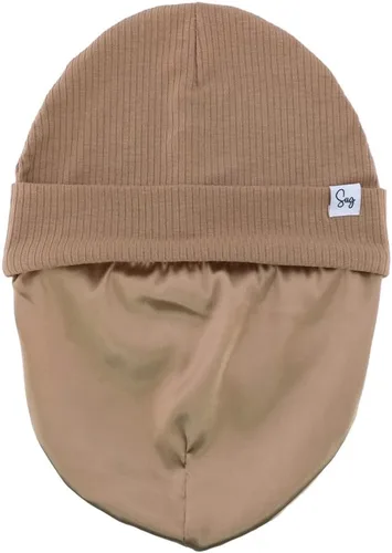 Miniatura 13 de Gorro de punto para recién nacido, para niños y niñas, con forro de satén sedoso, gorro para niños pequeños