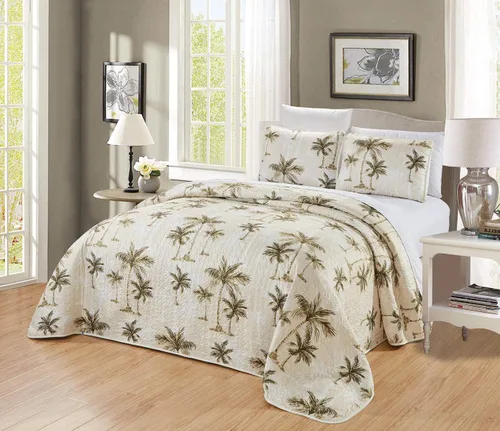 Miniatura 2 de GrandLinen - Juego de funda de edredón con estampado fino
