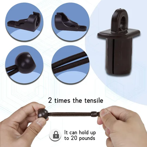 Miniatura 6 de Kit de sombreado solar y cubierta de extremo, resistente a la intemperie, adecuado para persianas enrollables Coolaroo al aire libre, persianas