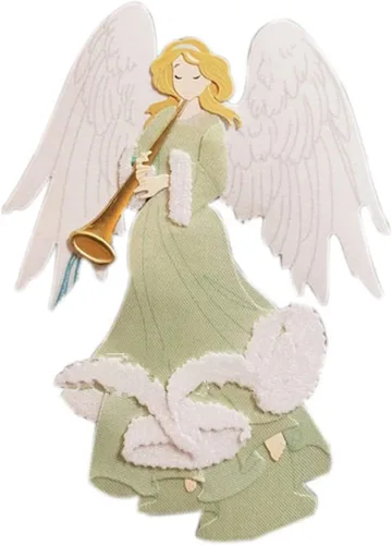 Miniatura 4 de Troqueles de metal de ángel, plantillas musicales de corte de ángel para manualidades, álbumes de recortes, fotos, papel decorativo en relieve