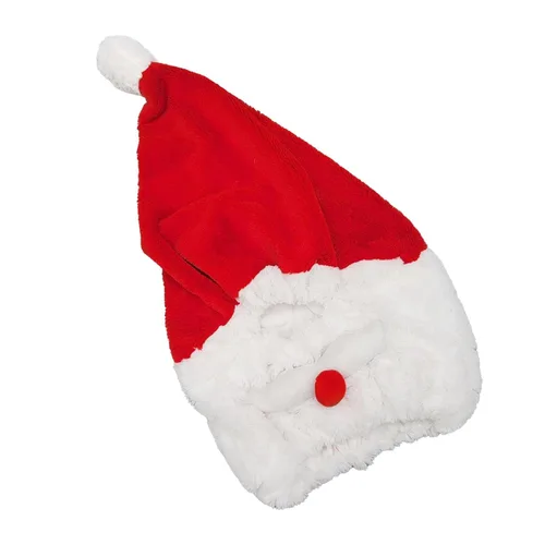 Miniatura 3 de Ymiko Cubierta de casco de motocicleta de Papá Noel de Navidad suave para montar al aire libre
