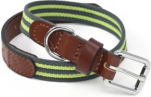 Miniatura 17 de Mile High Life Collar ajustable de polialgodón suave y fuerte con hebilla de liberación rápida para perros pequeños a grandes