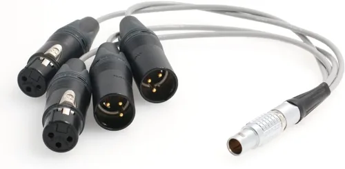 Miniatura 8 de Cable de salida de entrada de audio XLR Atomos de 10 pines a 2x3 pines para grabador de monitor Shogun (ángulo recto 10pin)