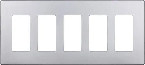 Miniatura 13 de ENERLITES Serie Elite Placa de Pared Decorativa sin Tornillos Cubierta de Tomacorriente Segura para Niños, Acabado Brillante, Tamaño 2-Gang 4.68" H