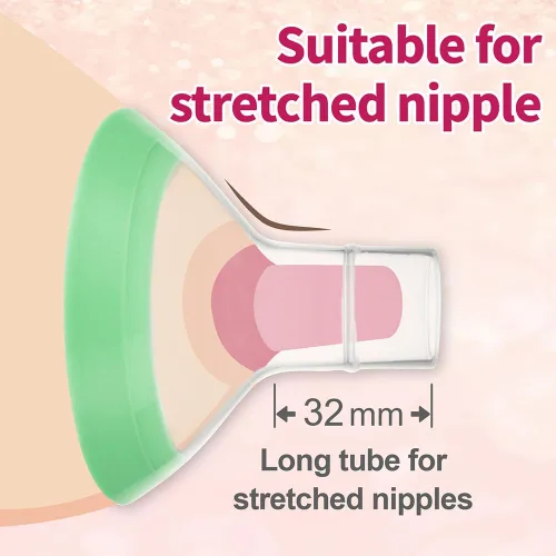 Miniatura 6 de Nenesupply Insertos de brida de 17mm y bridas de 24mm Compatibles con piezas de repuesto de extractor de leche Medela 17mm Brida para Medela Trabaja