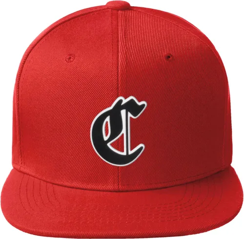 Miniatura 900 de Daxton Gorra clásica con visera de billete plano con letras del alfabeto inglés antiguo de la A a la Z