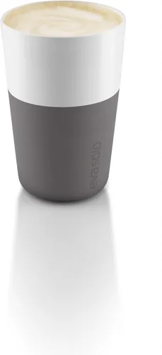Miniatura 20 de Eva Solo 2 Tazas Tumbler de Espresso Tazas de Café Tumbler de Porcelana de 3 oz con Agarre Recubierto de Silicona Diseño Danés, Funcionalidad