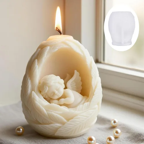 Miniatura 14 de Konrisa Moldes de vela de burbujas 3D, moldes de silicona con 15 cavidades para hacer velas de cera de soja, moldes de pastel de burbujas