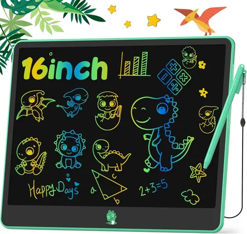 Miniatura 10 de Hockvill Tableta de escritura LCD para niños de 8.8 pulgadas, juguetes para niñas y niños, almohadilla de dibujo para niños de 3, 4, 5, 6, 7 años