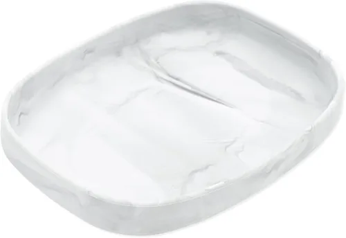 Miniatura 47 de Bumkins Plato de succión para niños pequeños y bebés, cubierta de plato con agarre dividido para bebés y niños, destete guiado por el bebé