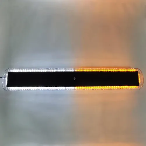 Miniatura 10 de Caja de aluminio VSLED negra de 53 pulgadas, Barra de Luz de advertencia de 108 LED (ámbar), Luz de rescate, Faro intermitente de emergencia 108 LED