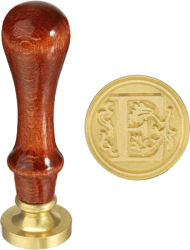 Miniatura 10 de YOKIVE Sello de cera del alfabeto, sello de letras con mango extraíble para decorar postales, ideal para festivales, bodas (dorado, rojo, letra J)