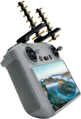Miniatura 5 de Yagi - Amplificador de señal de antena para DJI RC 2, amplificador de rango de antena para DJI Air 3/Mini 4 Pro Control remoto Accesorios RC