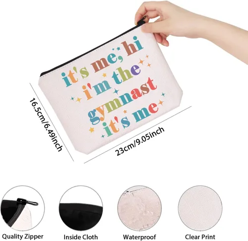 Miniatura 2 de TSOTMO Gimnasta equipo de gimnasia regalo regalo de graduación de gimnasta "It's Me, Hi I'm the Gymnast It's Me", bolsa de regalo para mujeres