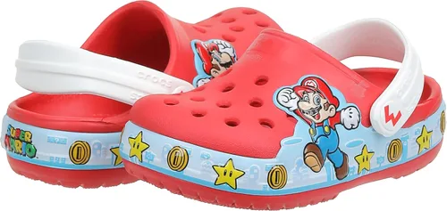 Miniatura 8 de Crocs Zuecos de superhéroe para niños Zapatos iluminados, Negro