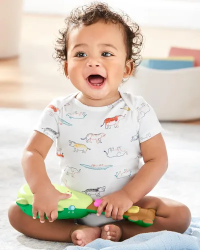 Miniatura 2 de Skip Hop - Guitarra de juguete para bebés, Farmstand Grow & Play, Rock-A-Mole Guitarra
