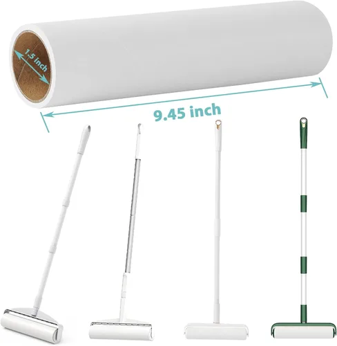 Miniatura 2 de Recambios de rodillo de pelusa grande de 9.45 pulgadas compatibles con Delomo PetLovers y otros rodillos grandes de pelusa de 9.4 a 9.5 pulgadas