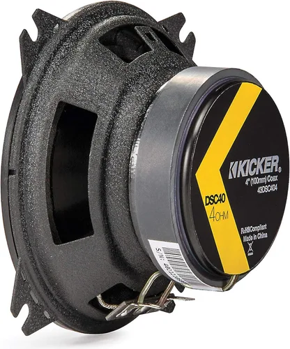 Miniatura 4 de Par de altavoces coaxiales KICKER DSC40 de 4 pulgadas (100 mm), 4 ohmios