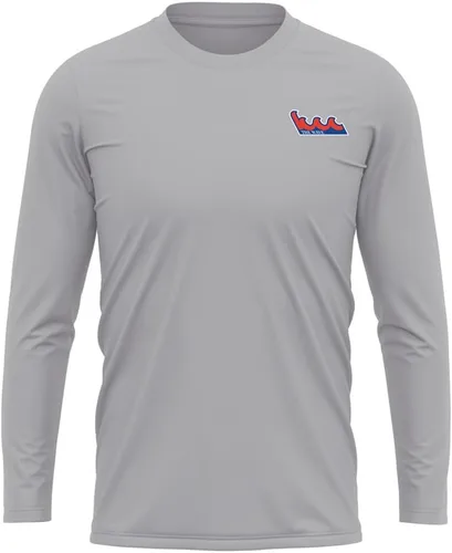 Miniatura 349 de Camisa deportiva de manga larga oficial de la NCAA Collegiate para hombre, con logotipo en el pecho izquierdo, colección Athletic Heather