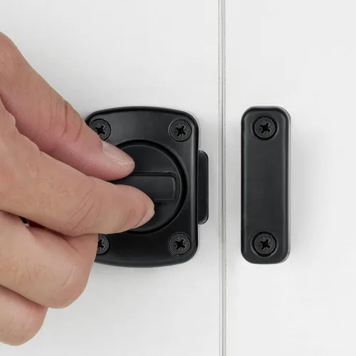 Miniatura 3 de INIRET 2 Paquetes Pestillos de Cerrojo Giratorio Pestillos de Puerta Cerradura de Puerta de Seguridad, Cerradura de Puerta para Mascotas, Muebles