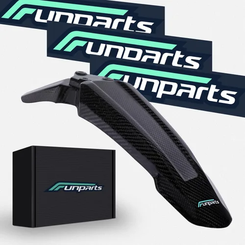 Miniatura 6 de Funparts Sur Ron Aleta delantera, guardabarros de fibra de carbono para motocicleta para Surron Sur Ron LBX X260 X160 Bicicleta eléctrica de tierra