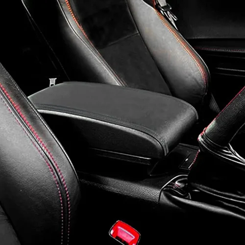 Miniatura 6 de Consola Reposabrazos para Toyota 86 GT86 / Subaru BRZ Centro Caja de Almacenamiento Dual para Scion FR-S 2012-2020 (Todo Negro) Reposabrazos