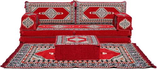 Miniatura 69 de arabicsofa Sofá de piso árabe Jalsa - Sofá tradicional hecho a mano para sala de estar